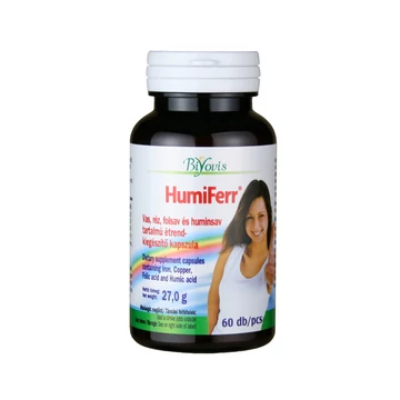 HumiFerr 60 capsule – supliment cu fier, acid humic, cupru și acid folic