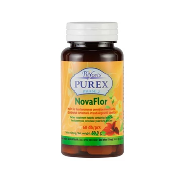 NovaFlor 60 comprimate – inulină și beta-glucan 1,3–1,6
