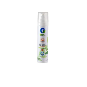 BioG cremă de protecție solară SPF 50 BIOG-06 – 100 ml, protecție UVA/UVB cu argint coloidal