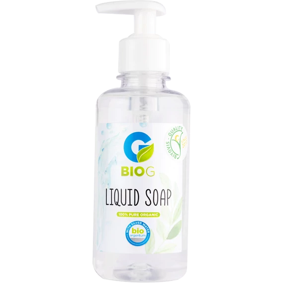 Săpun lichid BioG cu argint coloidal BIOG-07 – 250 ml, hipoalergenic, pentru piele sensibilă