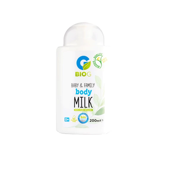 BioG loțiune de corp BIOG-02 – 200 ml, cu argint coloidal pentru piele sensibilă