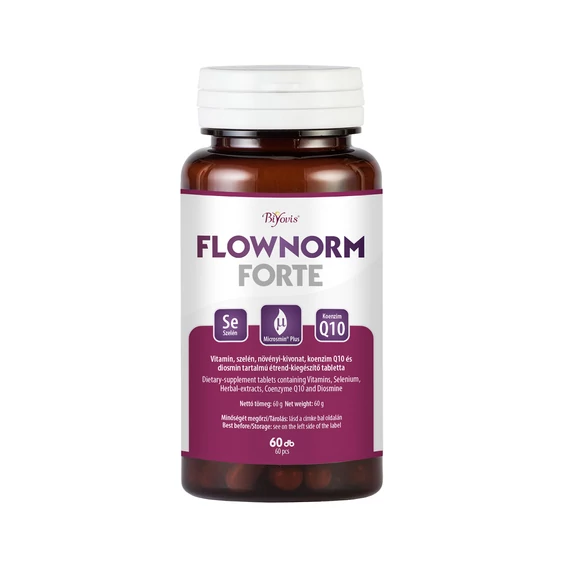 Flownorm Combi 60 capsule – extract sâmburi de struguri și rodie cu Q10