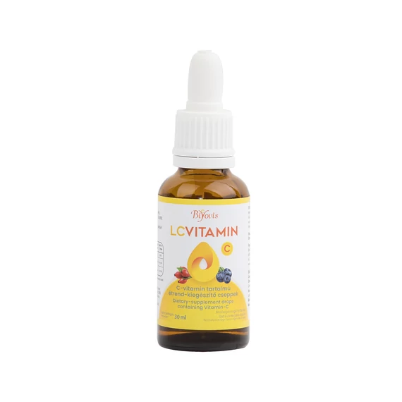 LCvitamin picături – vitamina C lichidă cu extract de măceș și afin negru