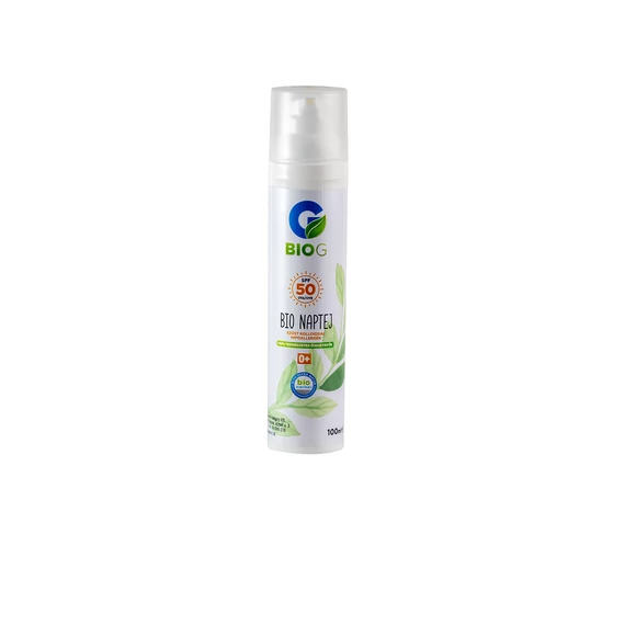 BioG cremă de protecție solară SPF 50 BIOG-06 – 100 ml, protecție UVA/UVB cu argint coloidal