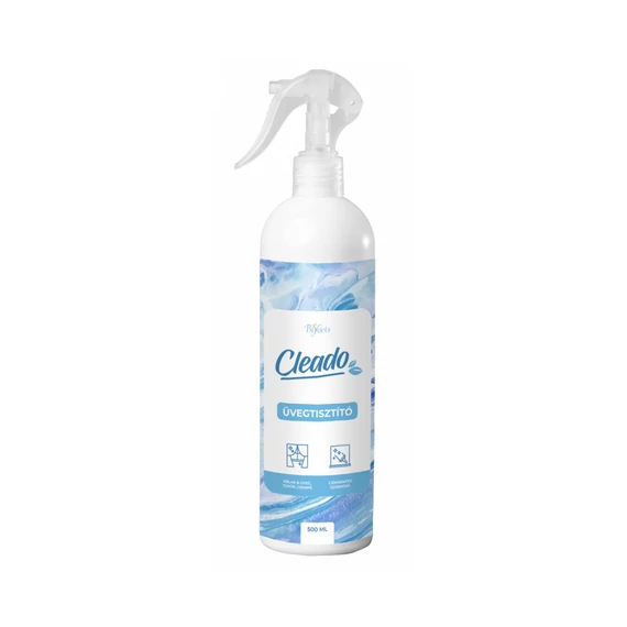 Detergent pentru geamuri Cleado – soluție pentru suprafețe vitrate, uscare fără urme