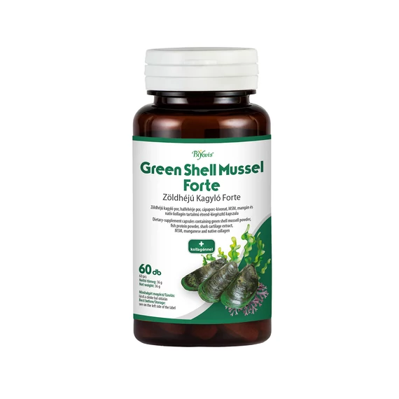 Scoica cu cochilie verde 90 capsule – supliment marin cu MSM și mangan